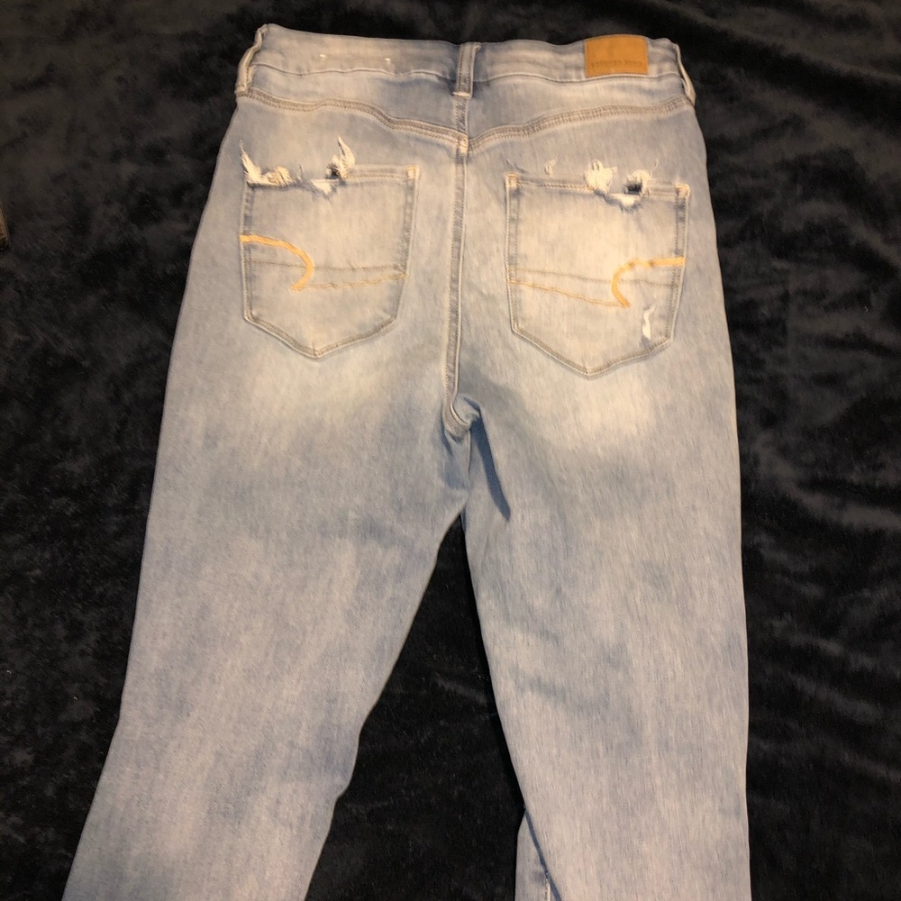 American Eagle highest waist jeans